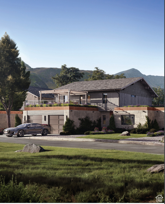 Welcome to Ameyalli Resort and Residences! (This home ownership opportunity consists of 8 deeded fractional shares. This listing is sharing the information as if all 8 deeded shares were bought by 1 party. This home is available to buy individual deeded shares as well). Located in the quaint mountain valley town of Midway, known for its picturesque landscapes and charming Swiss heritage. Upon entering, you'll be greeted by an open-concept layout featuring expansive windows that flood the space with natural light, highlighting the exquisite finishes throughout. The spacious living and dining areas flow seamlessly, offering the ideal space for relaxation and entertaining. You will also enjoy a main level primary suite that offers a perfect blend of comfort and elegance. It features its own private patio where you can enjoy the stunning views and peaceful moments outdoors. Upstairs the thoughtfully laid-out floor plan includes three beautifully appointed bedrooms and bathrooms, providing convenience and luxury for everyone. Also, the second level provides a large balcony that extends the living area and creates a seamless indoor-outdoor connection. The property is designed to have a future clubhouse and outdoor pool (nearing completion), outdoor play and bbq areas, mineral water hot tubs, fitness center, spa, sauna, and exclusive access to wellness programs, events, restaurant and concierge services. Square footage figures are provided as a courtesy estimate only and were obtained from county records. Buyer is advised to obtain an independent measurement. Buyer is advised to verify all details including HOA dues and community information. Photos/Renderings might not be of the actual unit/floorplan. Onsite model home and sales office open Wednesday - Sunday 12-5pm (Mon & Tues by appt only).