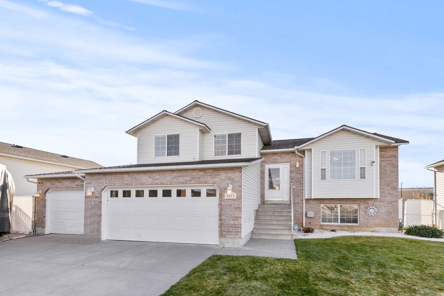 Must see this very well-maintained home in Roy. 3 bed, 3 bath and room for more in basement. So awesome because it has a new HVAC System, Water heater and a new roof all installed in 2025. 3 car garage and RV pad is such a bonus in this home. Kitchen has a double oven and a pantry. Yard is fully fenced front and back. Backyard has an awesome covered patio. Such a great home you must see!