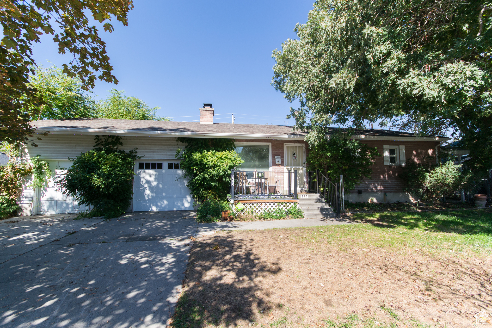 Bring your vision & creativity - this Sandy rambler is ready for its next chapter! Located in a fantastic neighborhood near Southtowne Mall, Jordan Commons, America First Field soccer games & concerts, & lots of restaurants & shopping - you'll love the unbeatable convenience of this central location. The home has great bones & tons of potential, featuring hardwood floors, newer stainless steel kitchen appliances, & two cozy fireplaces. The retro family room with a dry bar adds a fun, nostalgic touch - perfect for movie or game nights. Outside, you'll find a large backyard with a patio area for entertaining, plus a fully fenced front yard for extra privacy. The 3-car garage (one side is a 2-car tandem space) offers plenty of room for vehicles, toys, or a workshop setup. This home needs some TLC, but offers an incredible opportunity to customize it exactly how you want in one of Sandy's most desirable areas. Square footage figures are provided as a courtesy estimate only and were obtained from County records. Buyer is advised to obtain an independent measurement.