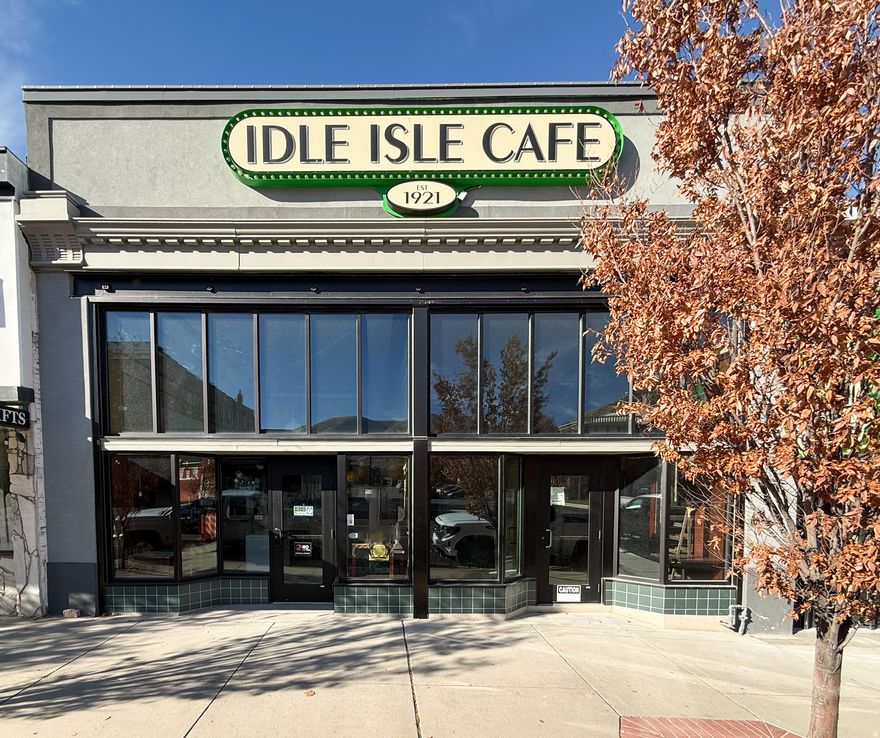 Here is your chance to own a piece of historic Brigham City. Located on Main Street, just north of the Brigham City sign, this unique building is the perfect spot to open that restaurant you've been dreaming of. The handcrafted wood booths, the antique marble and onyx soda fountains and equipment are part of this charming space. ALL equipment, furniture, Business name, & Recipes to be included in purchase. Front facade has been updated and remodeled with added windows for extra light. 2 New Central AC Units, along with many other updates made. Contact Agent for a full list. There is also a large kitchen with walk-in refrigerator and walk-in freezer and an unfinished basement with many possibilities.