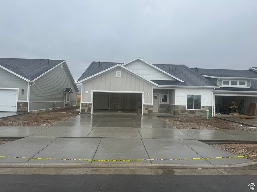 Square footage figures are provided as a courtesy estimate only and were obtained from plans.  Buyer is advised to obtain an independent measurement. Price Discounted!!  Too many upgrades to note.  This Beautiful West facing attached home is under construction and ready to contract. Home features 2 bedrooms and 2 bathrooms and a Den in an open concept floorplan with vaulted ceilings, a covered back patio and fenced in back yard. Yard maintenance is included in this community along with pickle ball courts, picnic areas and walking trails. Multiple home plans and additional lots are available now. Contact us today to explore your options and secure your new home in Sadie's Glenn!