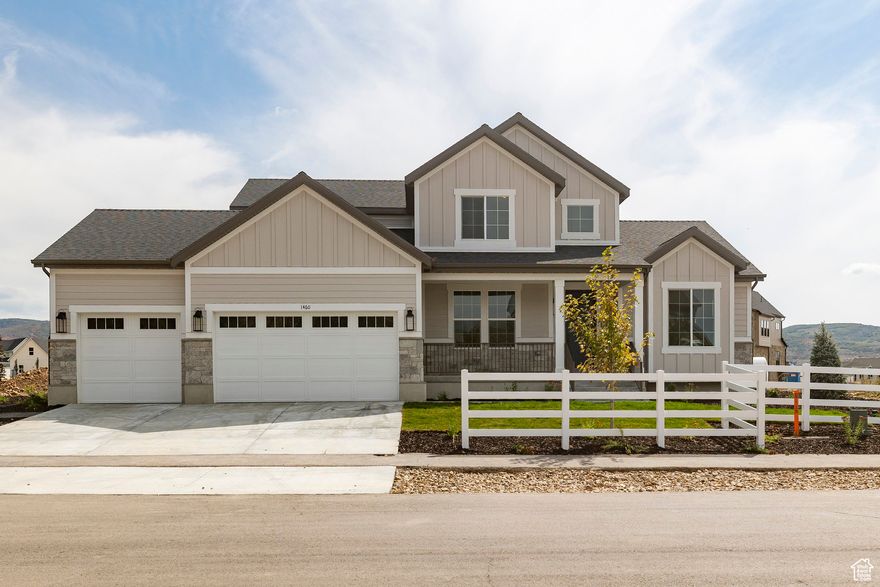 This professionally designed and thoughtfully laid-out, newly built Ivory home is the epitome of modern comfort. The Hamilton is one of Ivory's most popular floor plans and provides what so many are looking for with today's lifestyles; the beauty of a two-story with the convenience of main floor living. Featuring large windows filling the space with natural light, a covered expanded deck out back and an expansive three car garage making this property a must see. The kitchen showcases quartz countertops, cafe stainless steel appliances and a walk-in pantry. The unfinished basement offers even more possibilitiesfor owners to either use as storage or finish foradditional living space. Located in close proximity to the UintaMountains and Park City this property is perfect for those who love year-round outdoor adventure.