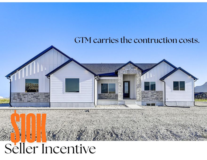 *TO BE BUILT*  $20k Seller Incentive when using preferred lender . GTM carries construction financing, buyer does not need a construction loan.   WELCOME TO THE LILY!   *Home to include the following: Vaulted Ceilings in Primary bedroom and Living Room, LED Disc Lighting, Ceiling fan in Living room and Primary bedroom. Tall decorative baseboards. LVP flooring in all main areas including bathrooms. Quality carpet in bedrooms.  Fireplace in  Living Room. *Kitchen: Soft close Knotty Alder Stained Cabinets and Granite Counter tops with Subway Tile backsplash. Cabinets featuring End Panels and Crown Moulding. Walk-in Pantry.  Stainless under mounted sink with disposal, walk-in pantry, stainless steel refrigerator, Induction stove top, oven, dishwasher and microwave that can be used as a convection oven.  *Bathrooms: Tile surrounds in tub and showers. European glass in Primary ensuite.  Adult height vanities. Taller, elongated toilets.  Central HVAC, Energy efficient furnace, Tankless Water Heater. *Garage & Exterior Features: Third car bay, garage door openers, and 30 year architectural roof shingles.  Square footage figures are provided as a courtesy estimate only and were obtained from Builder Plans. Buyer is advised to obtain an independent measurement. -Photo is a rendering and not of the actual home. Photos are of a previous home build, color and options are subject to change.