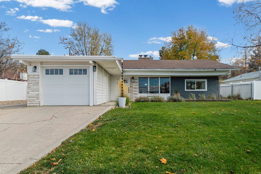 You know what's nice? Not needing to run up and down stairs every time you need to go into a different room in your house.  With this new listing say hello to the convenience of an open concept single-level living!  No stairs is a perk, but have you seen the KITCHEN?!  Beautiful cabinets with lots of storage and a prep/eating bar, a gas stove, and the sink is all kinds of fancy with a view overlooking the beautiful backyard.  The open concept main area is hard to find and easy to love with lots of natural light, tons of function and fun character with the beams, bookcases and fireplace.  The primary bedroom is tucked away nicely, it's spacious and has a private bathroom with beautiful finishes.  Honorary mentions include the laundry room- just steps away from the bedrooms, a mudroom that puts coat closets to shame (but there is also a coat closet), and a finished garage or gym if you're into that kind of thing.   This home might not be for you, but if you're looking for something unique, updated, functional and move-in ready, you should probably take a look at this one before it's gone!