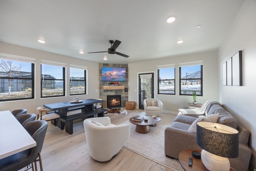 Experience elevated mountain living in this Fully Furnished  2025 three-bedroom, two-bath luxury condo at Mayflower Resort, located directly across from Deer Valley East with stunning ski resort views from your living room. Enjoy effortless access to the slopes with shuttle service to and from your home to the lift. Fully furnished and turnkey, this home features a sophisticated mountain-modern design, highlighted by high-end Arhaus designer furniture, and refined finishes throughout. The open-concept living area is ideal for entertaining, while three well- appointed bedrooms offer comfort and privacy for family and guests. With ski storage in the condo, as well as an oversized storage by your indoor parking, you'll have plenty of room to store all your toys....skis, bikes, paddle boards, and more.   Ideally situated between Deer Valley East, and the Jordanelle, and miles of hiking trails, fun is literally just outside your doorstep. Luxury amenities include dedicated ski storage, indoor parking with a private storage cage, and access to a premier clubhouse with pool, hot tub, and pickleball courts. Everydetail has been thoughtfully curated for convenience, style, and upscale mountain living. Perfect as a primary residence, vacation getaway, or investment opportunity, this home delivers super high-end luxury in one of Deer Valley's most exciting resort destinations.  * All information herein is deemed reliable but is not guaranteed. The buyer is responsible to verify all listing information, including square feet/acreage, to the buyer's own satisfaction.