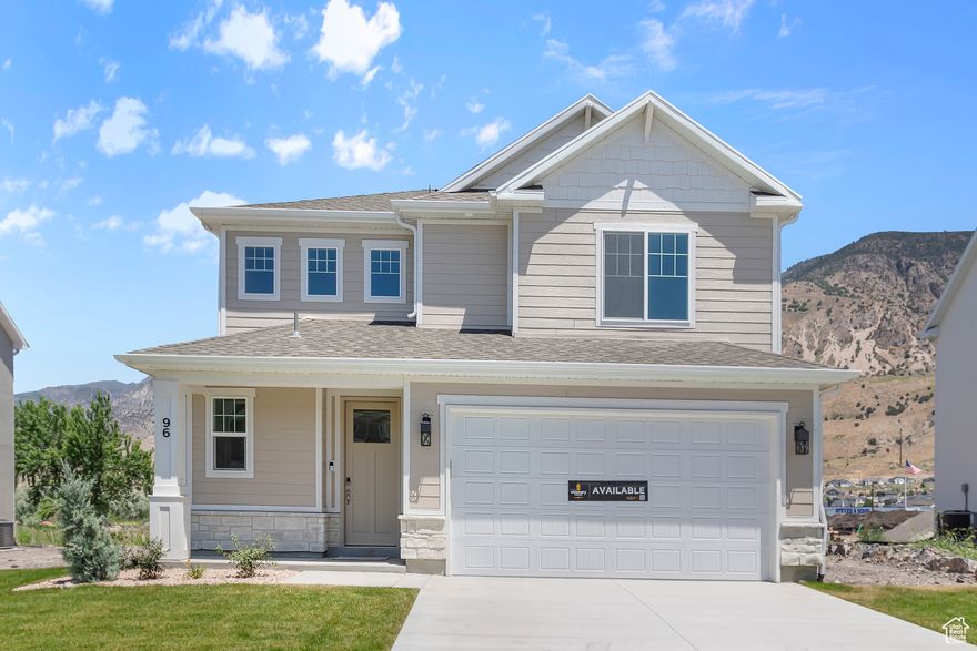 QUICK MOVE IN! Come take a look at Visionary Homes newest community in Brigham City. Not to mention at the best price of the year! Our beautiful Greystone floor plan will provide you with everything you need. With a wide open living area and a useable loft, to spacious bedrooms this home has it all. Come experience beautiful cabinets, high grade flooring throughout the home, and massive windows to create an open feel throughout the entire home. Not to mention the beautiful view on the mountains right outside your kitchen, this home has it all. *Square footage figures are provided as a courtesy estimate only. Buyer is advised to obtain an independent measurement. Also note pictures and elections may be different from the actual home.