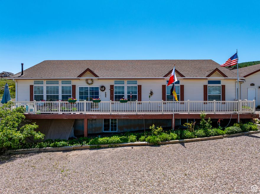 Spectacular Bear Lake Views, Year Round Comfort and Endless Potential!! Take in breathtaking views of Bear Lake from this inviting home, where you can enjoy vibrant sunrises, colorful sunsets, and wildlife right outside your door. Relax on the spacious deck or explore the beauty of the area. Paved roads, accessible in all seasons. Inside, a generous family room offers the ideal space for hosting gatherings. Radiant in-floor heating keeps the home cozy through the winter months. Downstairs, the expansive 2,480 sq. ft. unfinished basement is ready for your vision. Perfect for expanding your living space or creating a separate rental suite. Whether you're looking for a full-time residence or a vacation rental investment, this property offers the best of both worlds. Short-term rentals currently not restricted!   Square footage figures are provided as a courtesy estimate only and were obtained from Rich County Assessor .  Buyer is advised to obtain an independent measurement.