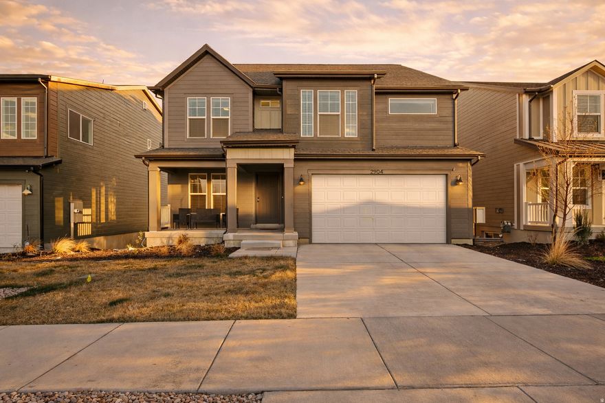 Please join us for an Open House Saturday 3/28/26 11:00-1:30! Welcome home to this nearly-new masterpiece in the master-planned Wildflower community. Only a year old, this home features a massive floorplan with a versatile walkout basement-a rare find at a price point significantly lower than building from scratch. The interior is bright and airy, perfectly situated to take advantage of the clubhouse, lake views, and miles of trails that make Saratoga Springs so desirable. It's the perfect blend of modern style and established value.