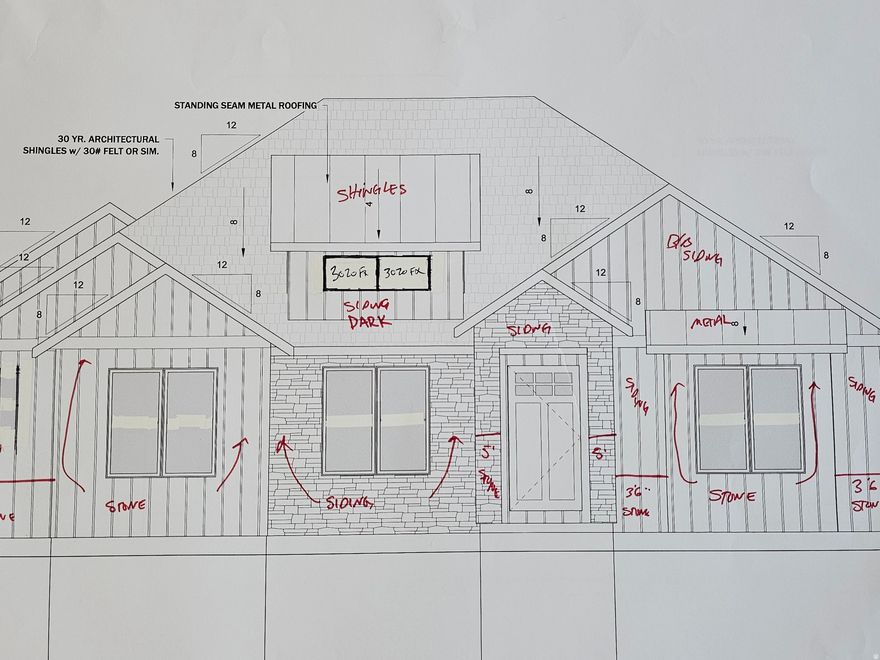 This stunning new construction rambler offers the perfect blend of thoughtful design, modern finishes, and effortless main level living with an open-concept layout, spacious kitchen and dinning room-ideal for both everyday living and entertaining. Vaulted Ceilings, 4 Car Garage, and easy to show come see for yourself we think you'll love this custom floorplan