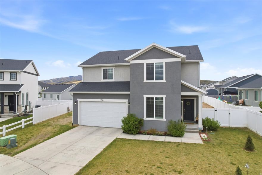 Move-In-Ready 2-Story with Loft & Expansion Potential on a Large Lot. Beautiful 2-story home built in 2020, located in a quiet cul-de-sac in Eagle Mountain. This well-designed property offers a flexible layout with 3 bedrooms and 2 bathrooms upstairs, plus a spacious loft that can easily be converted into a 4th bedroom. The main level features a dedicated office that can function as a guest room or additional bedroom-ideal for today's lifestyle needs.  The basement is partially framed and ready for completion, offering a great opportunity to add value with a future family room, bedroom, and bathroom. Situated on a generous 0.26-acre lot, this home provides space, privacy, and room to grow. Strong value with built-in potential-schedule your showing today.  Easy to show. All appointments must be scheduled through Aligned Showings. Please submit a pre-qualification letter or proof of funds with all offers. We can help you with that, too. Buyer and buyer's agent to verify all information.