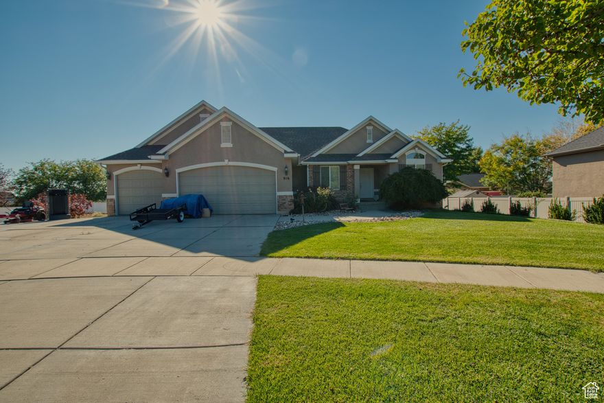 JOIN US FOR A UNIQUE OPEN HOUSE EXPERIENCE AND TRY OUT THE BATTING CAGE, SATURDAY OCTOBER 11, FROM 11-2.  Welcome to this home nestled in a serene cul-de-sac in the heart of Syracuse. This exquisite home is just minutes from schools, dining, shopping, entertainment, and has  effortless access to Highway 177. This home features an oversized basement family room for all your indoor entertaining, RV pad, a plumbed hot tub-ready pad, covered backyard deck, and a private batting cage, creating a residence that perfectly balances the busyness of everyday life with the opportunity for luxurious lifestyle amenities without an HOA. The spacious backyard deck has ample storage underneath, ideal for maintaining a pristine outdoor retreat. The oversized third car garage is perfect for professional workers and hobbyists alike. Home is generator ready as well. Schedule a tour today! Square footage figures are provided as a courtesy estimate only and were obtained from an appraisal.  Buyer is advised to obtain an independent measurement.