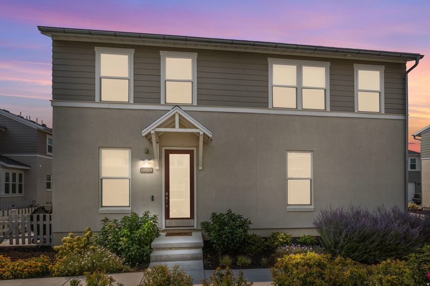 This spacious 2-bedroom, 3-bath townhome with a large loft in South Jordan's Daybreak community offers modern comfort and neighborhood charm. Enjoy miles of trails, six pools, splash pads, Oquirrh Lake, and SoDa Row for dining and shopping. The community hosts events like concerts and farmers' markets, with parks, fitness centers, and sports courts nearby. Plus, the new Bees Baseball Stadium is just a short walk away. Schedule your tour today!  **Available May 1st**  One year lease with option to renew.  Renter is responsible for all utilities.  No Smoking allowed.  Security deposit due at lease signing. First months rent due prior to possession.  Application Fee is charged by Zillow.  Renters insurance required. HOA included in base rent.   HOA Provides:  -Internet  -Lake access, Boats, Kayaks.  -Miles of trails and bike paths.  -Clubhouse, playgrounds, gym.