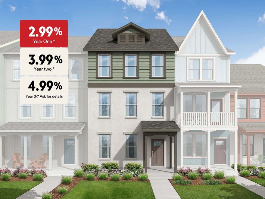 Save big with an incredible lender incentive-3.99% first-year rate and 4.99% long-term 30-year fixed when you purchase this gorgeous Ashville end-unit townhome at Beacon Pointe! Just steps from the Saratoga Springs Temple, this home also qualifies for the Utah Housing SB240 program, offering up to $20,000 in down-payment or closing-cost assistance (see First Colony Mortgage for details). The Ashville features 4 bedrooms, 2.5 baths, and 2,571 sq. ft. of beautifully designed living space, including an open main level with quartz countertops, stainless steel appliances, and modern finishes. The vaulted primary suite offers a spa-like bath and walk-in closet, with three additional bedrooms and a convenient upstairs laundry. A 408 sq. ft. unfinished basement provides future potential, and a two-car garage adds everyday convenience. HOA dues include high-speed fiber internet and full landscaping, plus access to pickleball courts, a playground, pool, and scenic community trails. Lender Incentive: Offer subject to change. Must use Destination Homes' preferred lender, First Colony Mortgage. Terms, rates, and eligibility vary based on credit approval and program guidelines. Not all buyers will qualify. See Sales Agent for details. Some interior photos may be from a similar or staged unit.