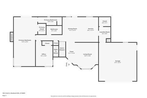 Tiny photo for 195 S OAK DR, Woodland Hills, UT 84653 (MLS # 2118076)