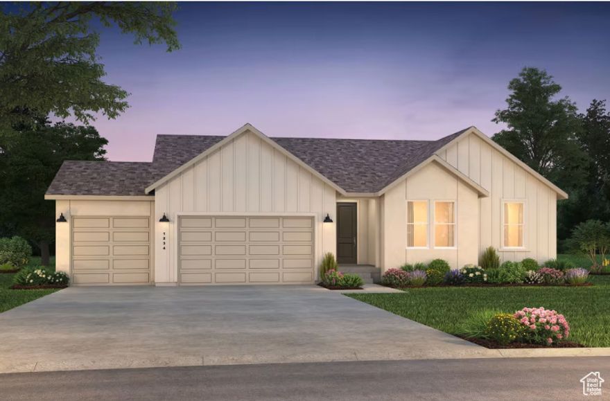 Build this or other plans!  Stunning South-Facing Rambler with No HOA! This beautifully designed rambler with a spacious 3-car garage is ideally situated on a .28-acre south-facing lot in a Cul-de-Sac!    Step inside to soaring 9 ft. ceilings on the main floor, creating an airy, open feel throughout the home. The thoughtfully designed open floor plan is filled with natural light, perfect for entertaining or relaxing with family.Enjoy evenings on the covered patio, or take advantage of the generous 3-car garage offering plenty of storage and parking. This home truly blends functionality with modern living.  With its size, light, and layout, this property has everything you need to feel right at home!