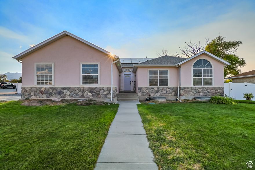 Motivated sellers - New lower Price! 6-Bedroom Home with Basement Apartment. Located in a quiet, highly desirable neighborhood where homes rarely hit the market, this 6-bed, 3 bath gem is perfect for large families or beginning investors. The fully finished basement apartment with separate entrance offers excellent rental income potential or multigenerational living. Enjoy a beautifully landscaped, fully fenced backyard with irrigation water, and solar panels that will be paid off with a full-price offer. Don't miss your chance-this home has it all and won't last long! Square footage figures are provided as a courtesy estimate only and were obtained from County Records.  Buyer is advised to obtain an independent measurement.