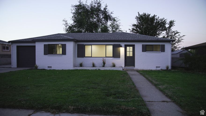 Back on the market!  Buyer's backed out for reasons unrelated to the home.  Don't miss the nicest single family home on the market for this price!  This 3 bed 2 bath ADORABLE home has just been totally remodeled!  Enjoy the beautiful park-like backyard with a full automatic sprinkler system and a patio, outdoor rock fireplace, and large Tuff-Shed!  The Exterior has been freshly painted with new custom modern shutters.  The roof is approximately 8 years old.  It has a large secluded side yard to keep your toys or RV.   The Interior has been totally remodeled with all new laminate flooring, carpeting in the bedrooms, all new doors, windows, can lighting, water heater, tile, Tub, paint, Kitchen cabinets, bathroom vanities, and plumbing fixtures.   The central AC and furnace are 5 only years old.  Primary bedroom includes a barn door leading to an all new bathroom with a marble tiled shower and glass doors.  Check out the large walk-in closet with a stackable laundry with both gas and electric options for dryer!   Owner/Agent