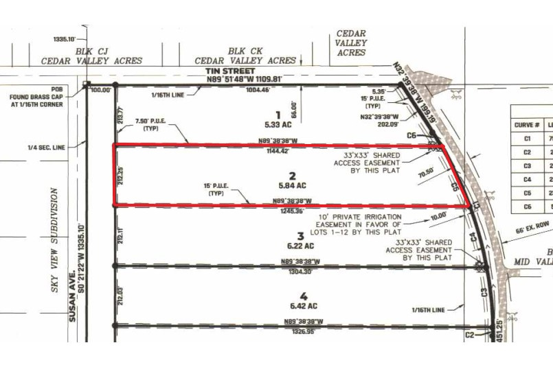 PEAK VIEW RANCHETTES - Land