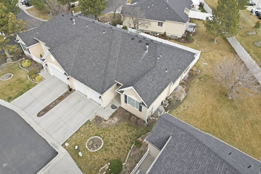 OPEN HOUSE 3/14, 11-2PM! 4 BED/3BATH with 2 KITCHENS AND 2 LAUNDRY HOOKUPS!  WELCOME TO THE COTTAGES! Draper's best-kept secret! Check out the DRONE VIDEO and MATTERPORT footage in the TOURS SECTION!! Tucked away between Lone Peak Hospital and Juan Diego High School, just north of all the major shopping in Draper Peaks and Draper Crossing! SINGLE LEVEL LIVING with a BASEMENT MOTHER-IN-LAW setup on a quiet cul-de-sac. GATED COMMUNITY. Updates within the last couple years include NEW ROOF, NEW APPLIANCES, including one year old - refrigerator, an over-the-range microwave/air fryer, top of the line LG dishwasher, new washer, and dryer! NEW EXTERIOR FENCED private patio with gate, NEW LAMINATE FLOORING, PAINT, TRIPLE PANE BASEMENT WINDOWS, NEW WATER HEATER, New WHOLE HOUSE WATER SOFTENER, which also removes chlorine and some chemicals. New Whole-house UV TREATMENT for sanitized water. New CUSTOM REVERSE OSMOSIS SYSTEM for both kitchen sinks, refrigerator water supply, and insta hot water at main kitchen sink. Beautifully updated, meticulously cared for, exceptionally clean! LOCK AND WALK! See the attachments for a complete list of UPGRADES! CLUB HOUSE and plenty of guest parking. THIS IS NOT A 55 AND OLDER COMMUNITY. ALL ARE WELCOME!