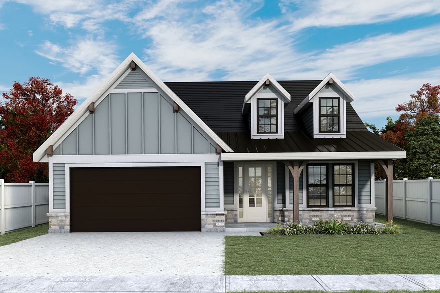 Welcome to our newest phase at Craythorn Homestead with the new our Builder Incentive: **Up to $15,000 in Preferred Lender Credit toward closing costs or a rate buy down.**Discover the Frederick Plan at Craythorn Homestead, where farmhouse meets modern design. The Frederick is a stunning Rambler with bonus rooms upstairs, slab-on-grade home that blends style and functionality. Upstairs, you'll find two spacious bedrooms, one full bathroom, and a versatile loft-perfect for a play area, study space, or second living room. On the main floor, enjoy the master on the main level, the laundry room, an expansive great room with a fireplace, flowing seamlessly into a chef-inspired kitchen with a large island, dining nook, and pantry. Additional features include a private office, a welcoming mudroom, and a thoughtfully placed half bath for guests. You'll enjoy many premium features already included that other builders often consider upgrades. Schedule a visit today to review pricing, available floor plans, and all that this vibrant community has to offer.
