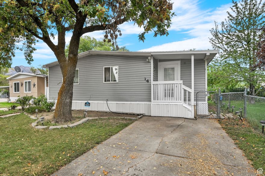 Here is a well maintained Home in Ogden.  It features 3 bedrooms, 2 full baths (one has a new shower) and has a shed for storage and is fully fenced. New pitched Roof with asphalt shingles, June 2025. There is financing through 21st Mortgage. Contact Shauna Ray for more questions =) Must make appointment to see.