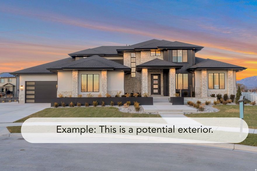 THIS IS A TO BE BUILT LISTING. Lot #305. This Symphony Homes Forte XL plan is a dream! The BEST of everything between upgrades and designer touches! Huge kitchen has two kitchen islands, a large walk in pantry with countertop, gas cooktop range, double wall ovens, fridge and freezer, and 2nd sink! Enormous laundry room with tons of cabinets and a sink. Stunning primary suite with modern bathroom that feels like a spa, and walk-in closet that's its own room with a window and custom built-ins! Upper level catwalk overlooks entry and great room. All bedrooms are oversized. The finished basement boasts an open game/theater, gym, and wet bar with it's own entry! Large covered deck, or patio below is the best place to enjoy a shady evening and mountain views.