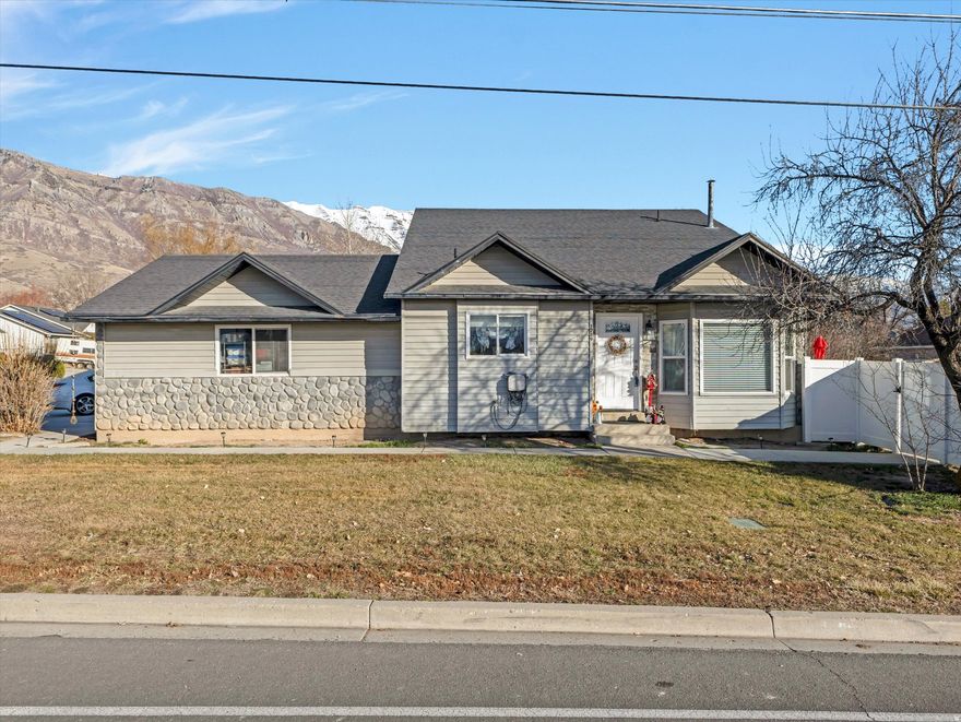 Beautiful tri-level home in the heart of Pleasant Grove featuring 4 bedrooms and 3 full bathrooms with a functional, spacious layout. Situated on a desirable corner lot, this property offers a large yard with plenty of room to entertain, garden, or simply enjoy the outdoors.  Take in stunning mountain views while enjoying the convenience of abundant RV parking - perfect for all your toys, trailers, or extra vehicles. With space, flexibility, and incredible views, this home offers the ideal blend of comfort and lifestyle.  Please note: The property is currently tenant-occupied. A minimum of 24-hour notice is required for all showings.