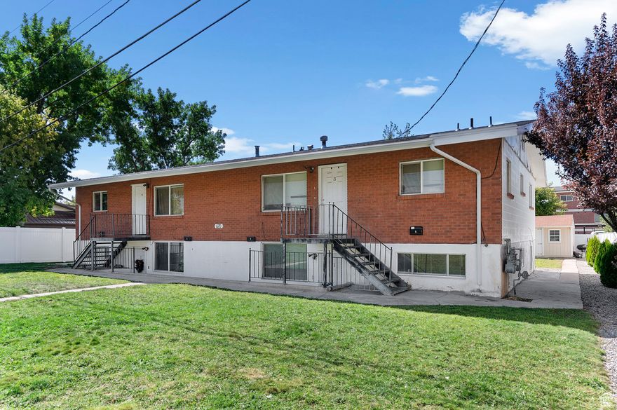 Rare opportunity to own a fully leased, turn-key fourplex in the heart of Springville. This income-producing property has a history of exceptionally low vacancy, with all four units consistently occupied. Each spacious 3-bedroom, 1-bath unit has been updated in the last three years with new cabinets and flooring, creating durable and attractive interiors for tenants. Major capital improvements include a new roof, new asphalt parking lot, and new furnaces and AC units, reducing future maintenance needs. Professional property maintenance is already in place, offering investors peace of mind and low management demands. With current gross rent over $5,400 per month, an attractive cap rate, and projected long-term returns, this property is ideally positioned for both immediate cash flow and appreciation. Located on South Main Street, tenants enjoy easy access to shopping, dining, schools, and freeway connections in one of Utah County's most desirable and fastest-growing communities.