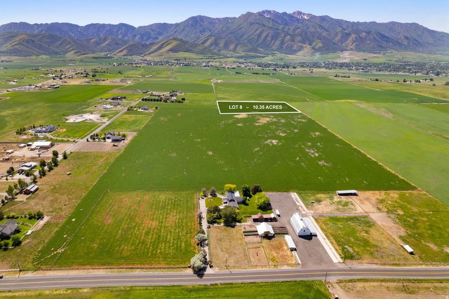 Welcome to Legacy Ranch Estates - an exclusive new equestrian subdivision nestled in the heart of Mt. Sterling.  Enjoy unobstructed views of the majestic  Wellsville Mountains.  This 10.35 acre spacious flat lot provides the perfect setting to build your dream ranch.  Well permit included.  Buyer to verify all information.