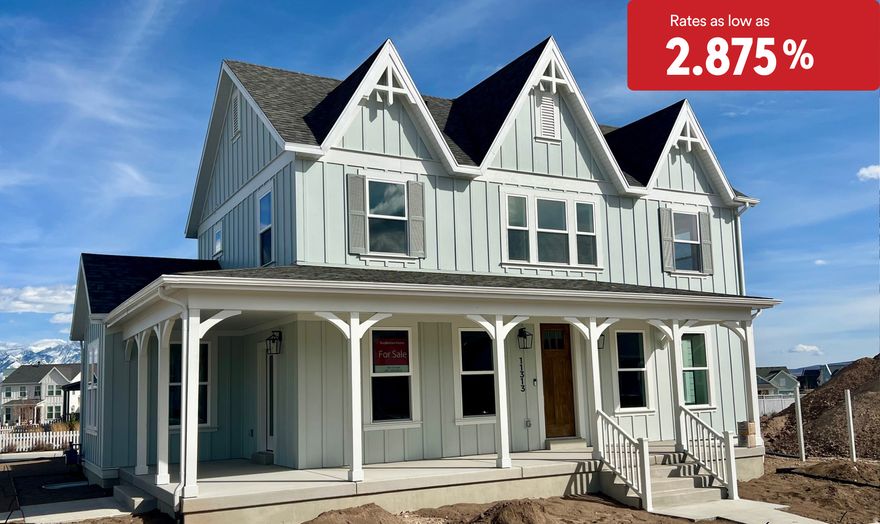 *Rates as low as 2.875%! Contact agent for details. This new home has just been finished and ready for immediate move in. Located in Daybreaks Cascade Village that features trails, parks & the Water Course! This plan features main floor living and a two story vaulted family room with beam detail.