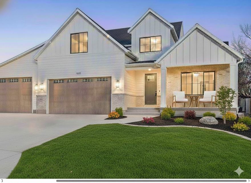 OPEN HOUSE SATURDAY! 11:00 AM - 2:00 PM | Go and Show Today!  Just completed 2025/2026 by a Parade of Homes Builder, this custom estate offers unparalleled luxury and craftsmanship in the heart of desirable Lehi, Utah-with NO HOA!  mature treed area, upgrades too many to mention! Key Highlights: Financial Incentive: Save thousands with our Preferred Lender's Alta Bank, buy-down program! Grand Living: Experience elegance from the 18-foot entry to the soaring vaulted great room, featuring dramatic two-story windows and an 18-foot custom fireplace/Great room, with an east mountain Views! Great Room, Gourmet Kitchen with a 2nd butlers prep kitchen: A culinary dream with roll out drawer, floor to ceiling cabinets, a huge 11' quartz island, gas cooktop, and a full butler's pantry includes double ovens/micro, space for a second fridge/freezer, food prep counters, open shelving, a must see! Main-Floor Primary Suite: A main level vaulted sanctuary with a spa-like ensuite, including a freestanding soaking tub and oversized European glass, 2 headed shower , huge walk-in closet with w/d hookups! More bedrooms up the custom staircase to 3 more lg vaulted bedrooms, walk-in closets, craft, bath, 2nd laundry, and more! Too much to mention! A must see!  Future-Ready Space: The basement has a dedicated entrance and is plumbed, w/ separate utilities /ready for a 2-bedroom mother-in-law apartment (ADU) or guest quarters. Ultimate Garage: Oversized 3-car plus garage with an extra-long, extra wide bays w/ 13-foot-tall custom doors -perfect for an RV or boat. Lifestyle Location: Excellent access to top-rated Skyridge HS, Lehi Middle and Sego Lilly, dining, shopping, and the Silicon Slopes tech hub, yet in a mature treed area. Welcome home to a residence that is truly a lifestyle upgrade. Check out the virtual staged tours and visit us this Saturday 11-2!