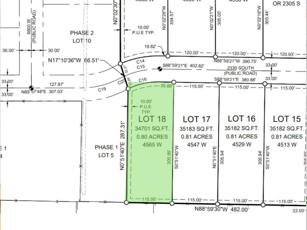 BUFFALO RUN ACRES PHASE 3 - Land