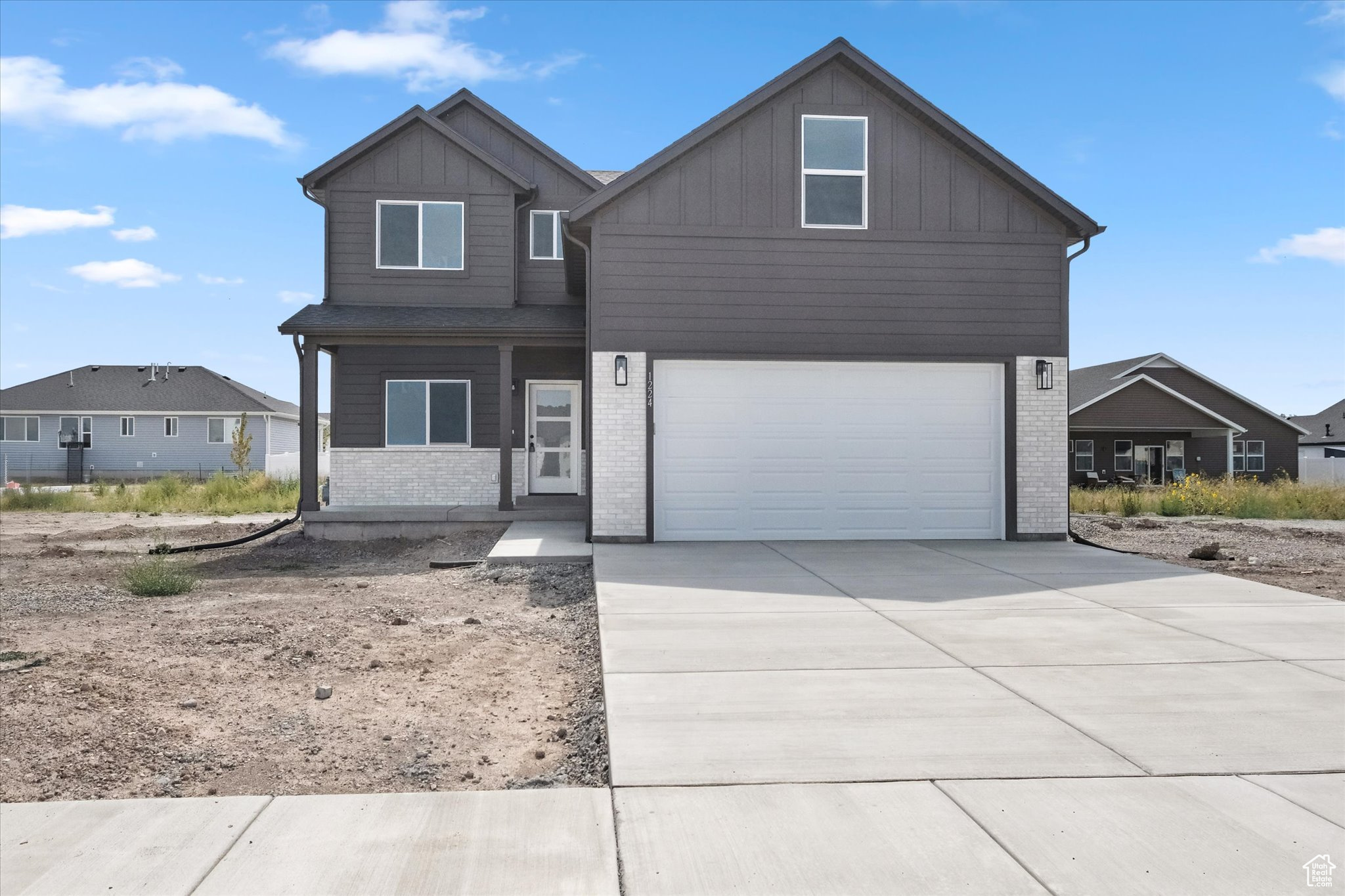 Check out this almost completed home in the brand new Eastside View subdivision. Complete with 4 beds, 2.5 baths, and 2 car garage. Completion set for August. Interior photos don't reflect the actual finishes on the home. They are for layout purpose only. The house is in the painting phase of construction.