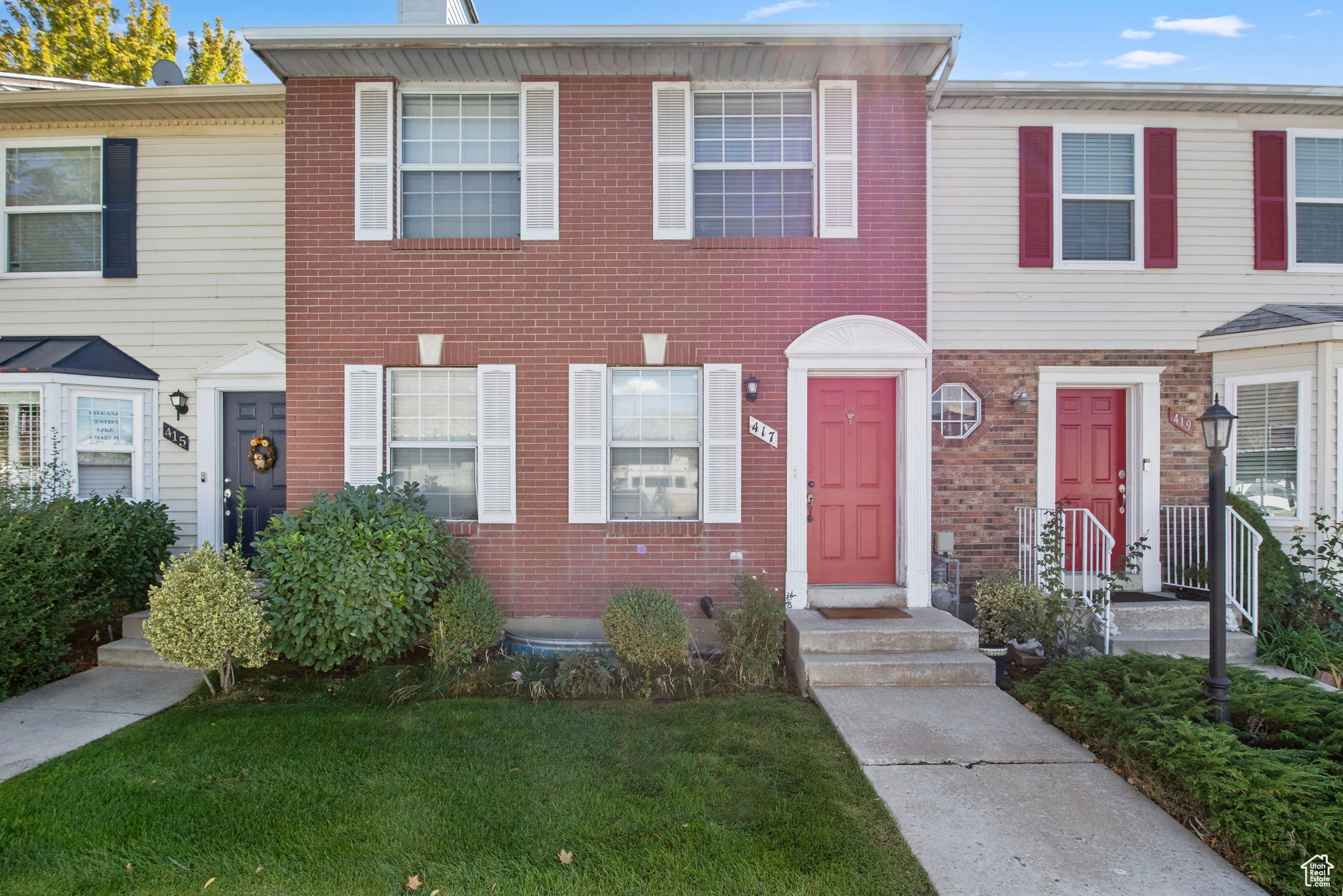 Dream location near 800 N in Orem but in a quiet and well maintained neighborhood. Also within 15 minutes of two major universities - BYU and UVU - as well as two hospitals (Orem and Timpanogos). Brick exteriors make for a timeless look in this townhome community. With private fenced backyard and mature trees, there is even room to entertain or enjoy the outdoors in your own space. Three bedrooms upstairs with two full bathrooms, and room to grow with an unfinished basement. At least two additional potential bedrooms could be added in the basement. New roof 2010. All stainless appliances. New carpet installed April 2025. One covered parking stall and one uncovered available with unit. CURRENT LEASE IN PLACE THROUGH APRIL 15, 2026. Easy to show, use Aligned Showings. Square footage figures are provided as a courtesy estimate only and were obtained from county records . Buyer is advised to obtain an independent measurement.