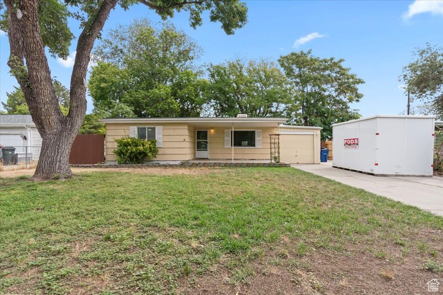 Perfectly located with quick access to I-15, I-215, SR-201, and Bangerter Highway, this home offers convenient connectivity to the entire Salt Lake Valley. Just minutes from the Maverik Center, less than 10 minutes to the SLC International Airport, and under 15 minutes to downtown Salt Lake and the Delta Center, the location is ideal for both commuters and city explorers.  Inside, you'll find a freshly remodeled bathroom, new flooring, and all major appliances included fridge, dishwasher, range/oven, washer, dryer, and more (with a new washer purchased in 2025). The home also boasts a newer water heater and updated plumbing with PEX.  Other highlights include a huge RV-parking driveway, quiet neighborhood setting, dual immersion education available in local schools, and a spacious front and back yard.  This home blends convenience, updates, and value in one of the Valley's most accessible areas.Square footage figures are provided as a courtesy estimate only and were obtained from past appraisal.  Buyer is advised to obtain an independent measurement.