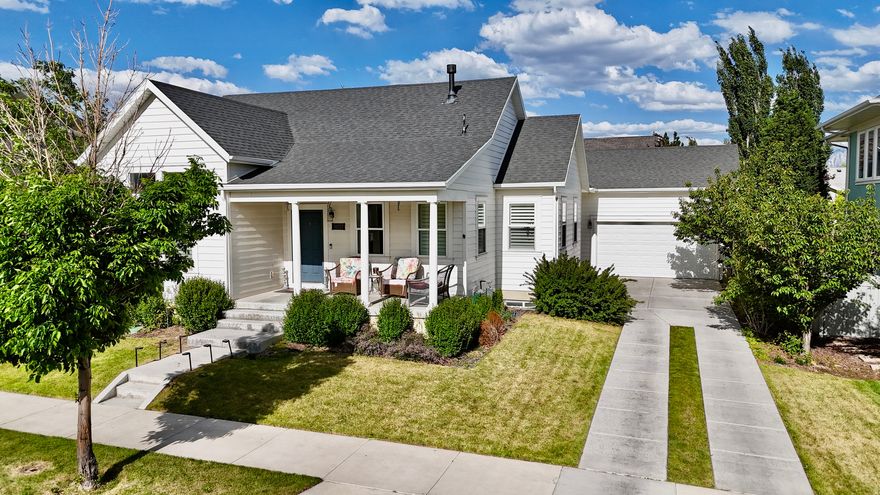 ****Showings Begin Saturday 5/30/2026**** Some homes check a box or two. This one checks them all and then keeps going. The floor plan alone is worth the drive out. A massive open layout with vaulted ceilings throughout sets the stage, and the beautifully appointed kitchen flows seamlessly into a sprawling family room that was made for gathering. The primary suite and two additional bedrooms are all on the main level, along with the laundry, making this a true single-level living home for those who want it. But don't overlook what's downstairs. A second massive family room anchors the lower level, flanked by three additional bedrooms and a full bath. The hidden theater room is the showstopper. Whether you keep it as a dedicated cinema space or convert it to a seventh bedroom, the flexibility here is hard to beat. And yes, there's a four-car garage and a hot tub too, because why not. The location might actually outshine the house itself. You are literally one home away from Bingham Regional Park, with premier playing fields and a great kids' park just steps from your front door. Head three houses the other direction and you're at one of the neighborhood pools, parks and playgrounds. The HOA here is the real deal: high-speed internet, a gym, clubhouses, hiking trails, fire pits, pickleball and tennis courts, a sauna, multiple pools, playgrounds, and more. Homes like this don't come around often. Come see it before someone else does.