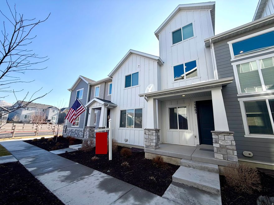 Welcome to your next chapter of elevated living in this next-to-new townhouse that feels anything but typical. This stunning 4-bedroom, 2.5-bath home delivers over 2,700 sq ft of thoughtfully designed space, highlighted by dramatic high-volume ceilings that create an exceptional sense of openness and architectural elegance rarely found in townhomes. Here are just a few of the standout features that make this property special: Soaring ceilings flood the main living areas with light and airiness. Retreat to your own private owner's suite on its dedicated upper floor - a true sanctuary complete with luxurious space and separation from the rest of the home. Practical luxury continues with a spacious 2-car garage, plenty of storage, and modern finishes throughout. Modern townhome living at its finest, complete with attached 2-car garage:  Location? Unbeatable. You're just steps from incredible community amenities including beautiful parks, dedicated pickleball courts, bike paths, and skate parks - perfect for active lifestyles and family fun. Enjoy resort-style recreation right outside your door:  Now is the perfect time to secure this exceptional home before the highly acclaimed The Point community fully comes to life and values continue to rise. Don't miss your chance to own this rare blend of space, style, and location - schedule your private showing today!