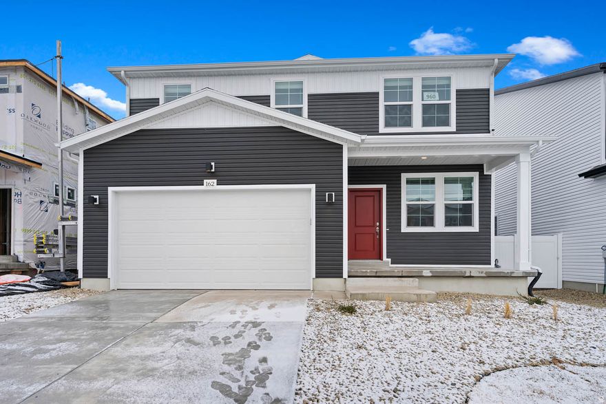 Check out the beautiful "Brio" collection at Wander in Saratoga Springs!! The Triumph is a single-family, 2-story layout spans 3,274 sq. ft. and offers 5 beds, 3.5 baths and includes a flex room/office on the main level plus dining space and a Fireplace. Garage is 2-car wide and offers a tandem space for a small car, UTV or extra storage. Call now for more information or to set up  a time to tour this home! (Triumph Lot 1039)