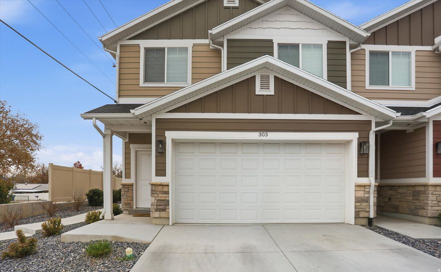 Checkout this new townhome. The Kitchen and baths feature Quartz and tile. Laundry is located on the top level near the bedrooms. Primary bedroom includes a nice walk-in-closet and bathroom. Ideal access to I-15, restaurants, shops, grocery stores and the new library. Minutes from HAFB. Stop paying rent and start building your own equity!  Buyer to verify all info.