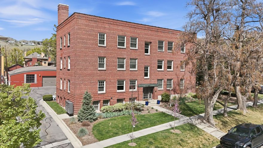 Beautifully maintained condo located in the heart of the highly sought-after Avenues Historic District, blending timeless character with modern convenience. Set within a secure building dating back to 1938 and recognized on the National Register of Historic Places, this residence offers a unique opportunity to own a piece of Salt Lake City history while enjoying today's comforts. The unit is in excellent condition and features gorgeous hardwood floors, a spacious walk-in closet, and an updated kitchen complete with disposal and dishwasher. Additional highlights include in-unit washer and dryer, a private parking stall, and a dedicated storage locker conveniently located on the same level. Perfectly positioned in a prime Avenues location, this home offers easy access to downtown, dining, The U of U and nearby amenities while maintaining the charm and architectural integrity that make the Avenues so desirable.