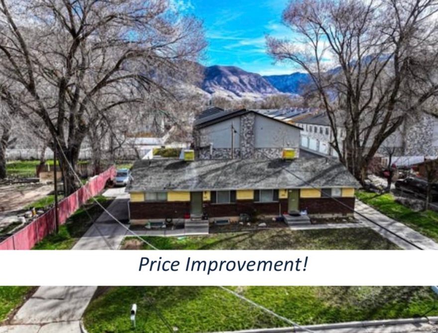 Rare find! This legal duplex in Ogden is an incredible buy!  No vacancies, long-term tenants with great rental history, and great cashflow.   Rents are $3300/month, with no vacancies.  The duplex was remodeled and updated in 2012. The sellers have updated the "high priced items", including granite countertops in each kitchen, updated baths, and egress windows in the basement bedrooms.  New furnaces (2015), New sewer line to the street (2012), Newer roof, and Newer evaporative coolers!  The common wall, between the units, is a concrete block wall creating an incredible sound barrier between the units.  The backyard offers a privacy fence between the units so tenants have enjoyment of the outdoor space!  The sellers have been diligent in the maintenance of the property and it shows!  Lender incentive is available to qualified buyers, must use preferred lender. Contact listing agent for details.  Sellers will attempt an early termination of the leases if a buyer needs to occupy one of the units.