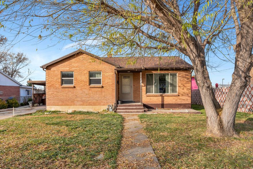 Charming 1950 all-brick rambler on a spacious lot with beautiful mountain views. Ideal as a first home or a solid investment property. Updated in recent years with new windows, roof, furnace, water heater, and central air. Conveniently located near shopping, parks, and just minutes from I-15 for quick commuter access.  Buyer and buyers agent to verify all.  All showing to be scheduled through showing service. Lenders approval letter or proof of funds required with all offers.