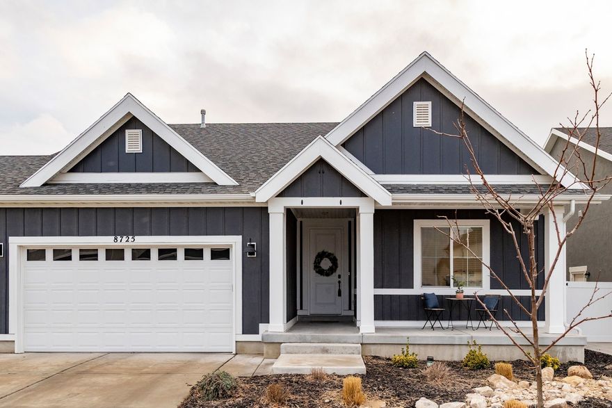 This home checks every box for space, modern design, and everyday ease. With its open kitchen and living room, you've got the perfect space for hosting family and friends, while the large finished basement living room is ideal for movie nights and game days. The three-car garage gives you extra room, and the exceptional storage throughout the home, I'm talking storage beyond your wildest dreams.   There's nothing worse than buying a newer home with an unfinished basement and no landscaping. Lucky for you, those "meant-to-do" checklist items are already done, so you can enjoy more finished square footage and a yard that will bloom come spring. The sellers have even expanded the back patio for added comfort and outdoor living during the warmer months.  You'll appreciate having the primary bedroom on the main floor, making everyday living easy. The primary suite checks those wishlist items, including a soaking tub, double vanity, and walk-in closet. Add in easy freeway access for commuting and fantastic neighborhood amenities:including a pool and clubhouse, and you have a home that truly supports both lifestyle and convenience.