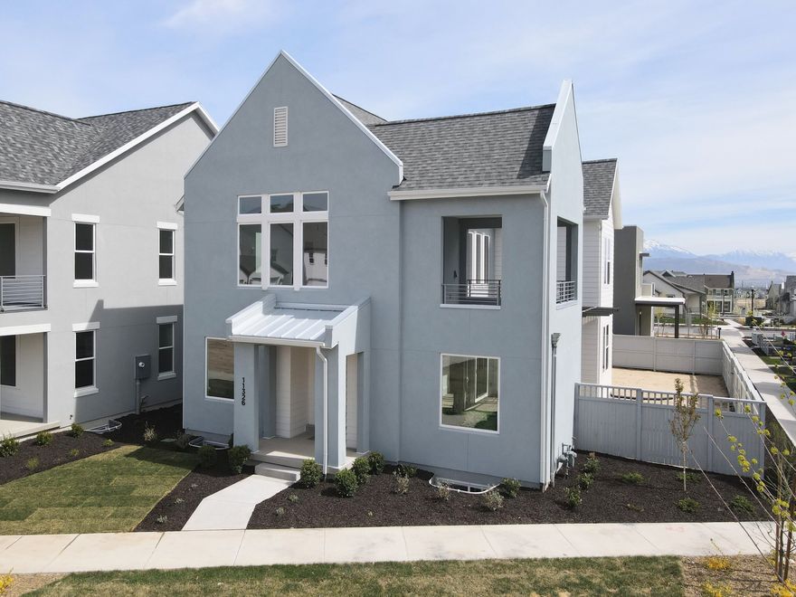 3% Preferred Lender incentive! Move-In Ready, Just completed! Brand-new construction home featuring a finished basement and a 6-foot fenced backyard, nestled in a quiet, tucked-in location with open green space in front of the lot. The price includes impressive designer upgrades such as a wet bar, 9-foot ceilings on all levels, a fireplace, upgraded railing, and an incredible indoor/outdoor living layout with large sliding glass doors connecting the Great Room and Kitchen. The main-level office is filled with natural light from abundant windows. The dreamy Primary Suite offers a covered balcony that is hot tubready, along with a spa-inspired en-suite bathroom featuring a stand-alone soaking tub and a large walk-in shower.  Photos are of the actual home.