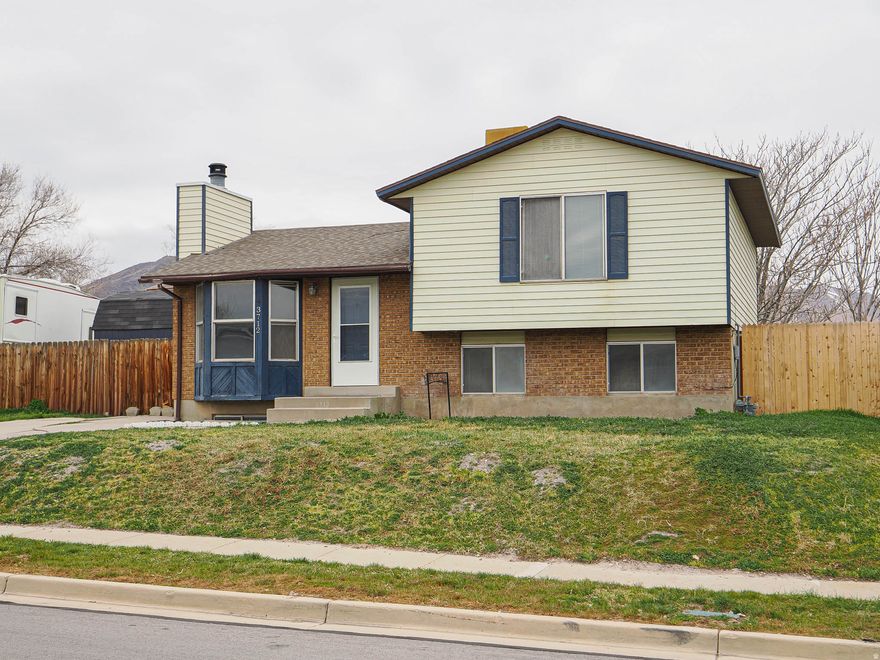 4 bed 2 bath home nestled in a culd de sac. Great views located close to schools, shopping, dining, and entertainment. Fully fenced back yard with two sheds and a covered back patio. Minutes from major transportation routes.   Square footage figures are provided as a courtesy estimate only and were obtained from county records.  Buyer is advised to obtain an independent measurement.