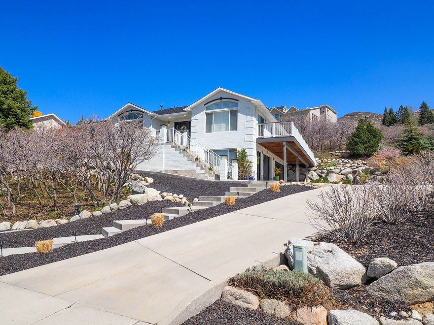 Showings start: Tuesday, May 12 at noon, through Sunday, May 17 till 3 pm*Your Euphoria Awaits as You Feast Your Senses Daily on Amazing, Breathtaking, Serene, Inspiring Sites & Sounds in Your Gorgeous, Majestic New Home with Spectacular Mountain, Valley, & Sunset Views, Featuring Exquisite Upgrades Galore, Impeccable Decor & More, All Nestled in Your Prime, Coveted East Bench Location Near Wasatch Blvd & Pepperwood Surrounded By Abundant Natural Wildlife Views & Peaceful Tranquility with Incredible Unobstructed Views!*Welcome to Your Grand Enveloping Entrance with a Convenient Newer Electronic Door Lock & Elegant Formal Living Room or Main Level Den/Office with Amazing Views & Newer Patio Door Leading to Pleasure on Your Newer Trex Deck*Enjoy Entertaining in Your Immaculate, Stylish Formal Dining Room*Plus Your Spacious Kitchen Awaits with Beautiful Granite Countertops, Cherrywood Cabinets, Double Ovens, Butler's Pantry, Stainless Steel Appliances, Tap On/Tap Off Faucet & More, Plus, the Refrigerator, Range & Microwave are Included*Lovely, Spacious Semi-Formal Dining*Stunning, Cozy Great Room/Family Room with Lovely Newer Marble Fireplace Facade & Awesome Vaulted Ceilings*Large, Private Primary En Suite with Expansive, Lofty Vaulted Ceiling, Modern Newer Ceiling Fan, Wonderful Newer Patio Door with Newer Remote Controlled Electronic Shade Offering a Seamless Connection to Romantic Outdoor Spaces from Your Beautiful Newer Trex Deck with Breathtaking Views, then Bask in Your Primary Bathroom Sanctuary with Relaxing Jetted Tub, Refreshing Separate Shower, Newer Luxurious Bidet Feature, Convenient Double Sinks, Lush Newer Silestone Countertop, Attractive Newer Mirror & LED Lights, Large Primary Walk-In Closet with Convenient Organizers & More*Plus Enjoy 4 Additional Spacious Bedrooms*Convenient Main Level Laundry with Built-In Cabinets Plus Washer/Dryer Included*Over-Sized Windows Inviting Abundant Natural Light & Outdoor Beauty Inside*Attractive Plantation Shutters*Fabulous Hardwood Floors*Beautiful Newer Interior & Exterior Paint*Alluring Recessed Lighting, Newer LED Lights, & Some Exquisite Newer Fixtures*Awesome Surround Sound Wired, Security/Alarm System Wired, Electronic Locks, Nest Thermostat Plus Exterior Video Cameras*Wonderful Newer Stairs to Lower Level with Padded Steps/Treads for Exceptional Comfort & Safety Plus Chic Newer Handrail*Large, Lower Level Bedrooms Boast Attractive Newer Carpet*Stunning Remodeled Lower Level Bathroom with Lush Silestone Countertop*Fun, Entertaining Family Room with Wonderful Newer Wet Bar Plus Mini-Refrigerator Included*Enjoy a Great Workout in Your Newer Exercise Room - then - Escape, Luxuriate & Indulge Your Senses as You Lounge in Your Newer Sauna...Ahhhh! (located off exercise room)*Comfortable Water Softener, Whole House Air Filter, Humidifier & Newer Attic Insulation*Handy Utility Room with Mud Sink*Stunning Newer Garage Doors Plus Convenient Electric Vehicle Charging Station*Picturesque Newer Roof*Perfect Setting for Enjoyable Indoor/Outdoor Entertaining with 2 Huge Decks, Relaxing Patios, Secluded Fenced Back Yard, Soothing Water Feature, Ambient Firepit & More*Beautiful Low Maintenance Landscaping Including Some Xeriscaping*Convenient RV Parking*Only Minutes to Winter/Summer Recreation Including World Class Ski Resorts, Granite Park, Dimple Dell Park, Bell Canyon Trailhead, Big & Little Cottonwood Canyons, Schools, Shopping, Dining, Entertainment, Medical, I-215, I-15 & More*Includes Parcel #28-11-456-008 & Parcel #28-14-201-023...Taxes & .33 Acreage Listed are Approximate Totals for Both Parcels.*Square footage figures are provided as a courtesy estimate. Buyer is advised to obtain an independent measurement*Information Deemed Reliable, Not Guaranteed - Buyer to Verify All Information.*Agents, please, see "Agent Remarks" for showing dates/times.  Thank you so much! :)