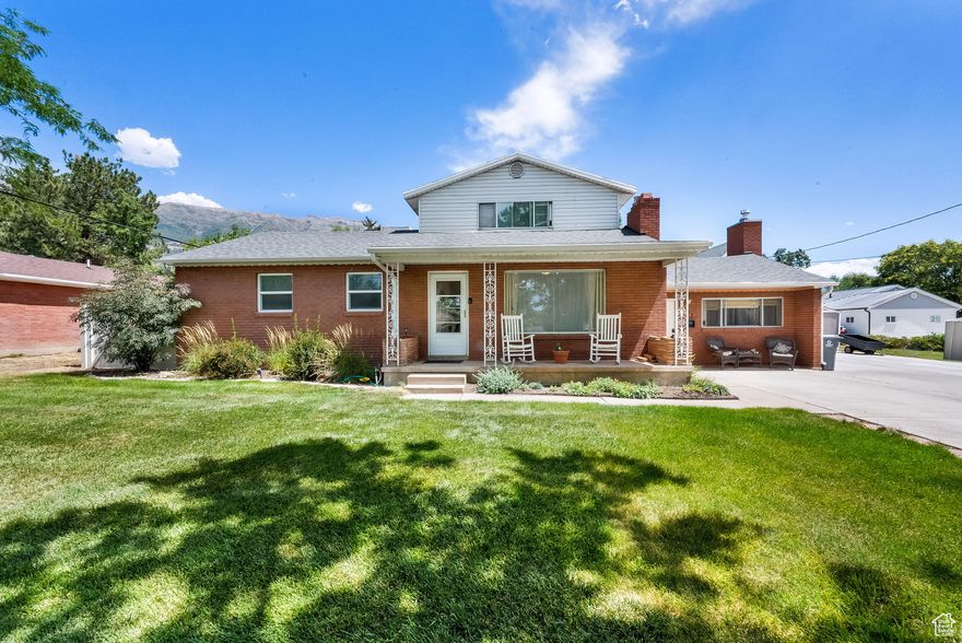 Welcome to a one-of-a-kind property that brings country charm to a central location. Nestled on a generously sized parcel, this versatile home offers privacy, space, and a lifestyle many only dream of-complete with gardens, a fruit orchard, koi pond, gazebo, firepit, and even space for chickens or larger animals. Whether you're looking for a peaceful retreat or a hobbyist's dream, this home delivers. A large shop and multiple sheds provide ample space for your tools, crafts, or projects. Kids will love the built-in trampoline, and the full-size basketball area makes it easy to stay active right at home. A city-approved 8-ft wrought iron fence surrounds the property, ensuring privacy and helping to keep deer out of your beautiful garden spaces. Main Home Features: 3 Bedrooms (One can easily be converted to a second family room or home office) Spacious kitchen and open living areas in all units. Backyard access to koi pondannd open space can be entered directly from the main home as well as apartment is a lovely feature. Main home and back apartment both have ensuites. Two furnaces + a mini-split (heat/air) system for year-round comfort A unique back apartment offers multiple configurations with a main floor, loft, and basement-ideal for multigenerational living, guests, and is currently rented for $1500 a month until 12/2026. Plus, a studio apartment can be integrated into the main home after December 2025, giving you even more flexibility as more living space or dining  or additional bedrooms. Easy to make your own. Currently rented for $850.  Rents are low but have existing leases. Note: Square footage figures are provided as a courtesy estimate only. Buyer is advised to obtain an independent measurement.