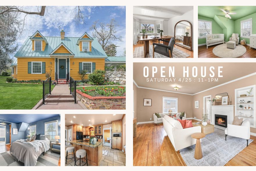 The most charming and perfectly located Highland Park home is finally here! This dreamy, move in ready home truly has it all: 9 foot ceilings, beautiful hardwood floors, and one of the largest living rooms in the neighborhood, creating a bright, open space perfect for gathering, relaxing & entertaining. *NEW MASTER SHOWER COMPLETED AFTER WE LISTED!* The layout features 3 bedrooms & 3 bathrooms, plus a darling front office (or optional 4th bedroom) right off the main living space. The spacious kitchen offers incredible functionality with a bar island, adorable built in seating area, and a large dedicated dining space, perfect for hosting & everyday living. Enjoy a bonus mud room/laundry room on the main level, a perfect landing space or use it for extra kitchen appliances or  as a mini butler's pantry. Upstairs, you'll fall in love with the gorgeous dormer windows that add character & charm, while the spacious primary suite offers a true retreat with a rare walk in closet & private ensuite bathroom featuring a brand new shower (to be completed next week). Thoughtfully updated & full of personality, this home also includes an adorable covered patio space, gorgeous garden spaces prepped & ready for your personal touches, and a cozy gas fireplace that makes the home feel warm & inviting year round. The unfinished basement offers excellent storage & future potential for more finished space. Sitting on one of the larger, beautiful corner lots in the neighborhood, the spacious backyard provides room to play, entertain & unwind. The oversized 24x24 garage (576 sq ft) with 9 foot doors is a rare find, perfect for tall trucks, boats, or all your toys. A beautiful brick driveway adds to the curb appeal, along with a durable metal roof for long term peace of mind. Updates include kitchen, new windows, new master shower, & a stunning brand new tall front door. This home has been extremely well cared for for countless years & it shows. THE LOCATION IS UNBEATABLE: Walk to Sugar House Park without crossing major roads, enjoy nearby favorites like Violet, Feldman's Deli, local shops, & a pop up coffee and pie shop just minutes away. Walkable to schools, with quick freeway access & only a 2 minute drive to all the best Sugar House shopping, dining & entertainment. You're also close to the Salt Lake Tennis Club for fitness, pools & more! Set on one of the most beautiful sycamore tree lined streets with gorgeous views, this home checks every box & then some. Come see it today!