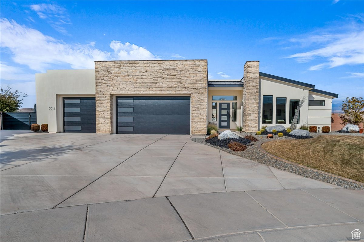 Expansive views with no backyard neighbors and fully furnished!  A house like this with open space behind it hardly ever comes on the market!  Thousands of acres of public land with mountain biking and hiking trails, epic sunsets, beautiful ravines and topography and local desert flowers and plant life are just beyond the back fence. Sit in the pool or hot tub and take in the sunset. This home has it all. Professionally designed with high end fixtures and finishes. Views from every window with several outdoor entertaining areas. Huge master with en-suite and wet room and spacious master closet. Separate casita with private entrance or use it as a fourth bedroom. The kitchen features high end appliances and a gigantic chef's refrigerator that is almost as big as the beautiful waterfall kitchen island. Tasteful tile and extras throughout including auto blinds. The garage has extended square footage, chip seal floor, and is even heated and cooled. A low maintenance yard make this home easy to lock and leave, yet inviting for spending time in all the outdoor spaces. This home even has an outdoor gas fireplace!  All furnishings and decor included!