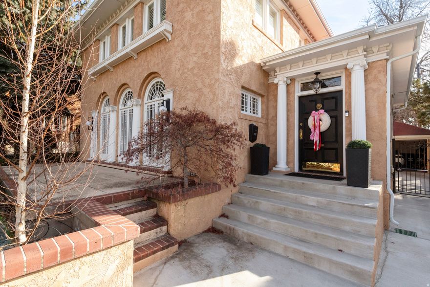 Stunning Italianate Villa of artistic splendor. Palladian windows grace the front with timeless elegance. Beautiful Yale Avenue alongside the grounds of the Famous Gilmer Park Ward is the perfect setting for this architectural gem. A lovely foyer leads into the grand living room lined with elegant moldings. A grand European fireplace and triple Palladian windows are highlights. A delightful patio flows off the living room. The formal dining room flows to the lovely patio with amazing garden views. The large galley kitchen has abundant custom cabinets and stainless appliances and a fabulous dining area. A spacious den is on the main. Upstairs are three nice bedrooms. The master is a wonderful suite with a fireplace, dressing room and private bath. A family room down has built-ins, high ceiling and a walk-out to the yard. A super nice bath, laundry and multipurpose sleeping or den space plus a customized office complete the lower level. The yard is a private sanctuary with gorgeous gardens, tall trees, pergola, a fire pit and ambiance galore. The garage is oversized. The drive court is gated. The ultimate home in the most desirable Gilmer Park neighborhood. Walkable to great shops and restaurants. New driveway. Many updates.